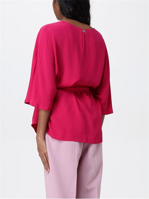 Maglia in viscosa Liu Jo con cintura LIU JO | WA5390T2578/81950